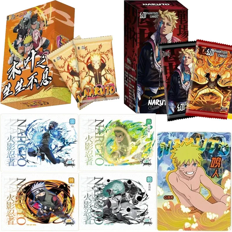 Naruto Card Naruto The Bond of Konoha Uzumaki Naruto Sasuke Hyuga Hinata HR Wedding Anime Character Collection Card Toy Gift