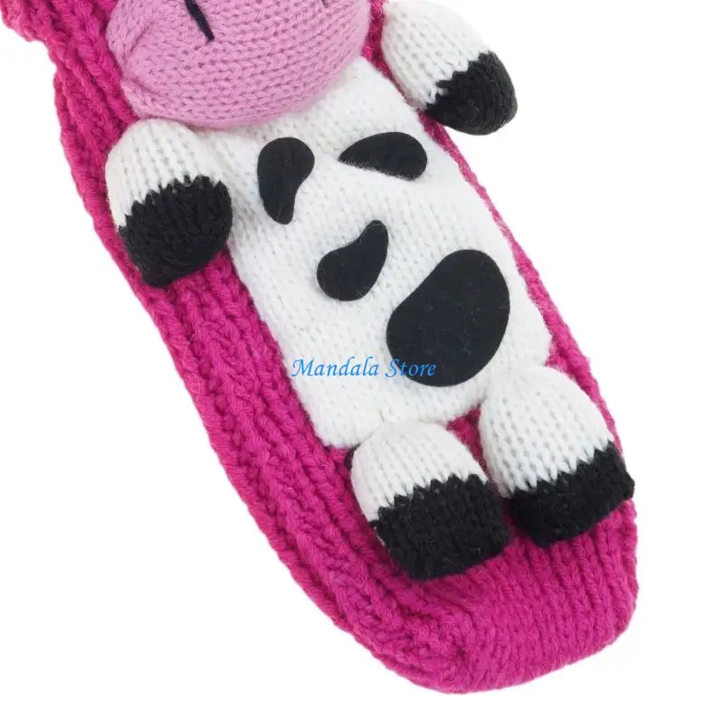 

U2JC Cotton Christmas Stockings Warm Winter Socks For Men Women Festival Celebration