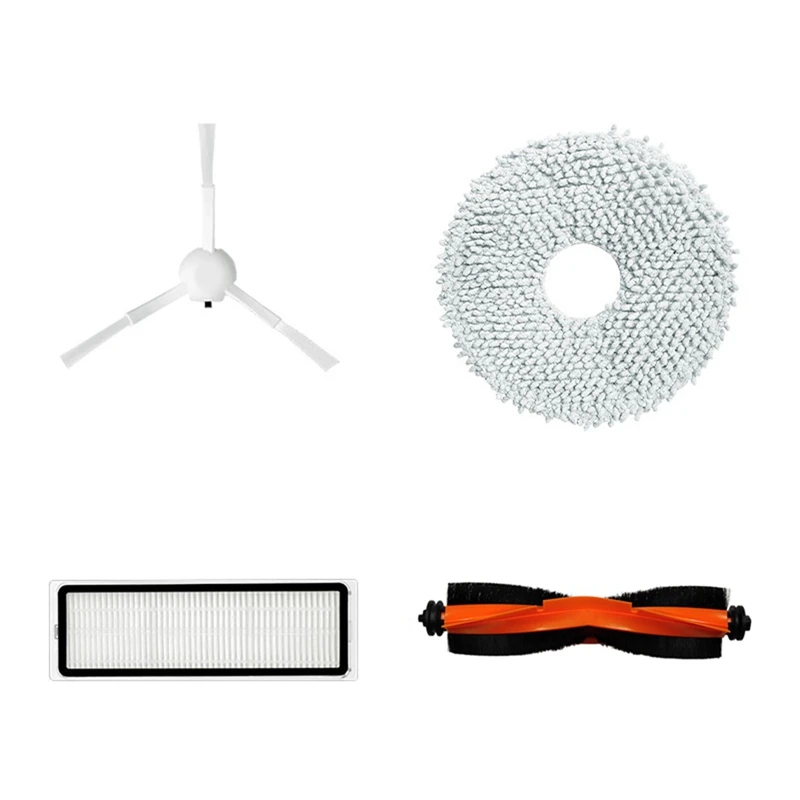 BAAG-Accessori Per Xiaomi Robot Aspirapolvere X20 + / X20 Plus Parti Spazzola Laterale Principale Filtro Hepa Mop Sacchetti Per La Polvere di Stoffa di Ricambio