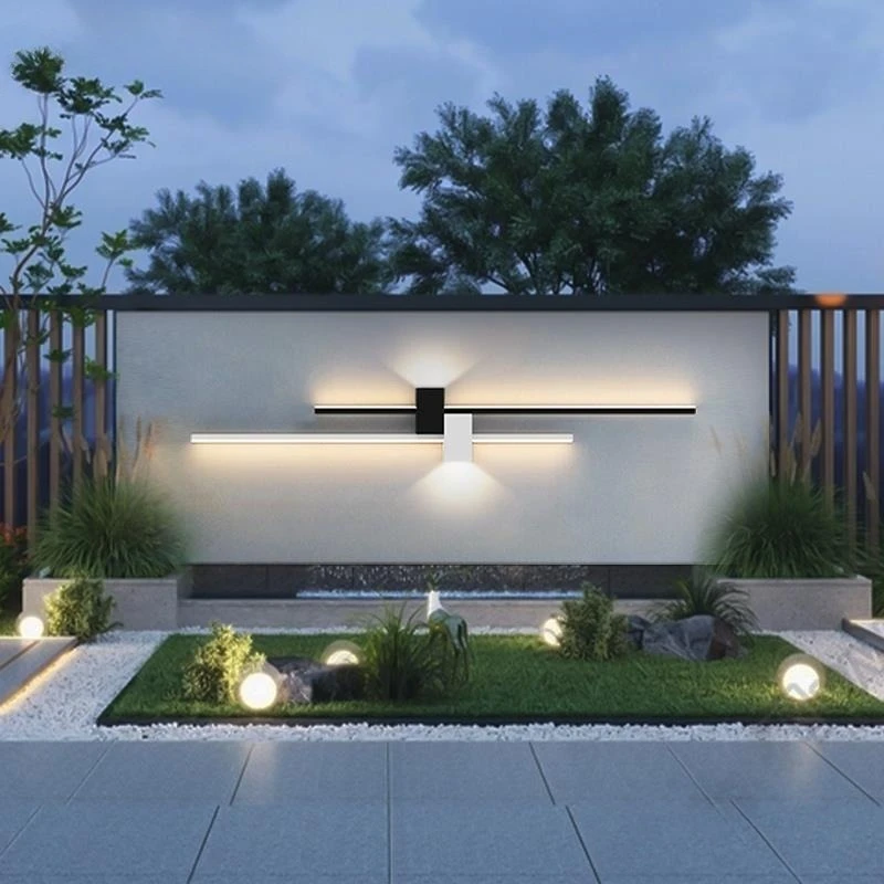 

Outdoor wall washer Solar waterproof wall lamp Outdoor villa entrance