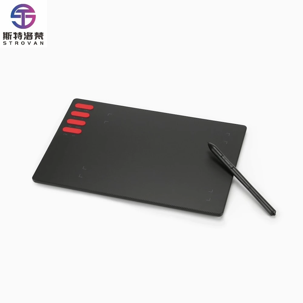 T505 Graphic Tablet Phone Pc Support 0.25Mm Accuracy Battery-Free Stylus Painting Pen Tablet