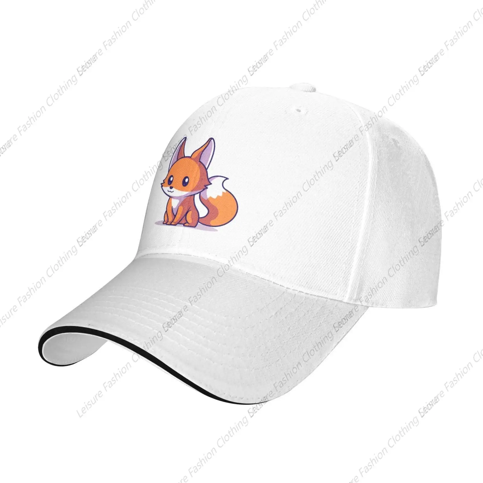 Cute Foxes Baseball Cap Women Men Hat Adjustable Outdoor Baseball Caps Sun Hats