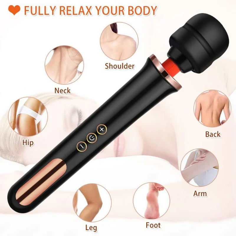 Powerful Clit Vibrator Huge AV Magic Wand Body Massager G-spot Clitoral Stimulator Big Head Vibrator Sex Toys For Woman