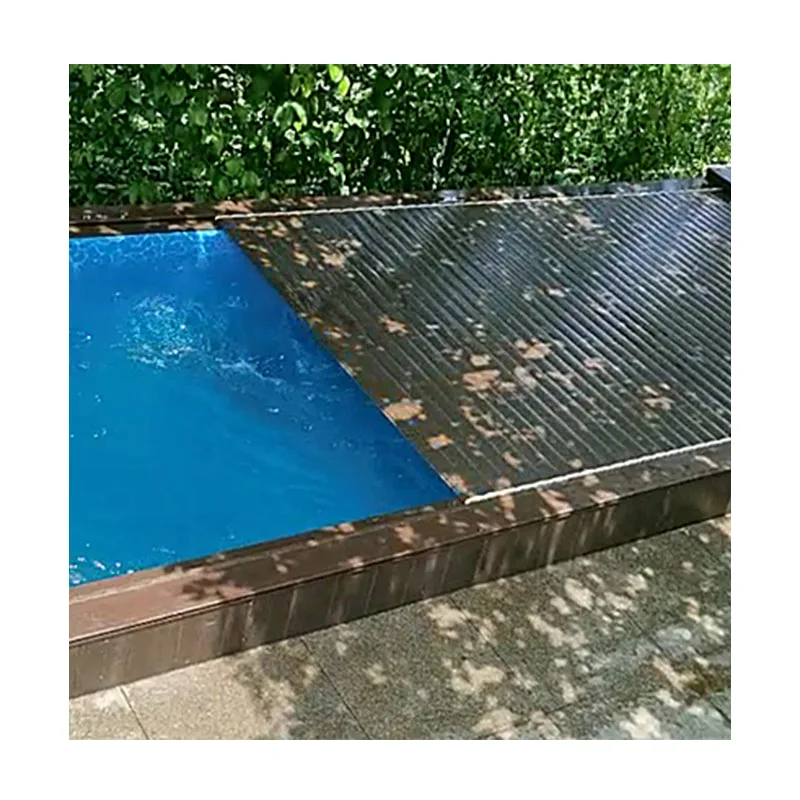 Electric Dustproof Insulation Swimming Pool Cover Outdoor Pool Cover Motor Swimming Pool Cover in Ground with Ce