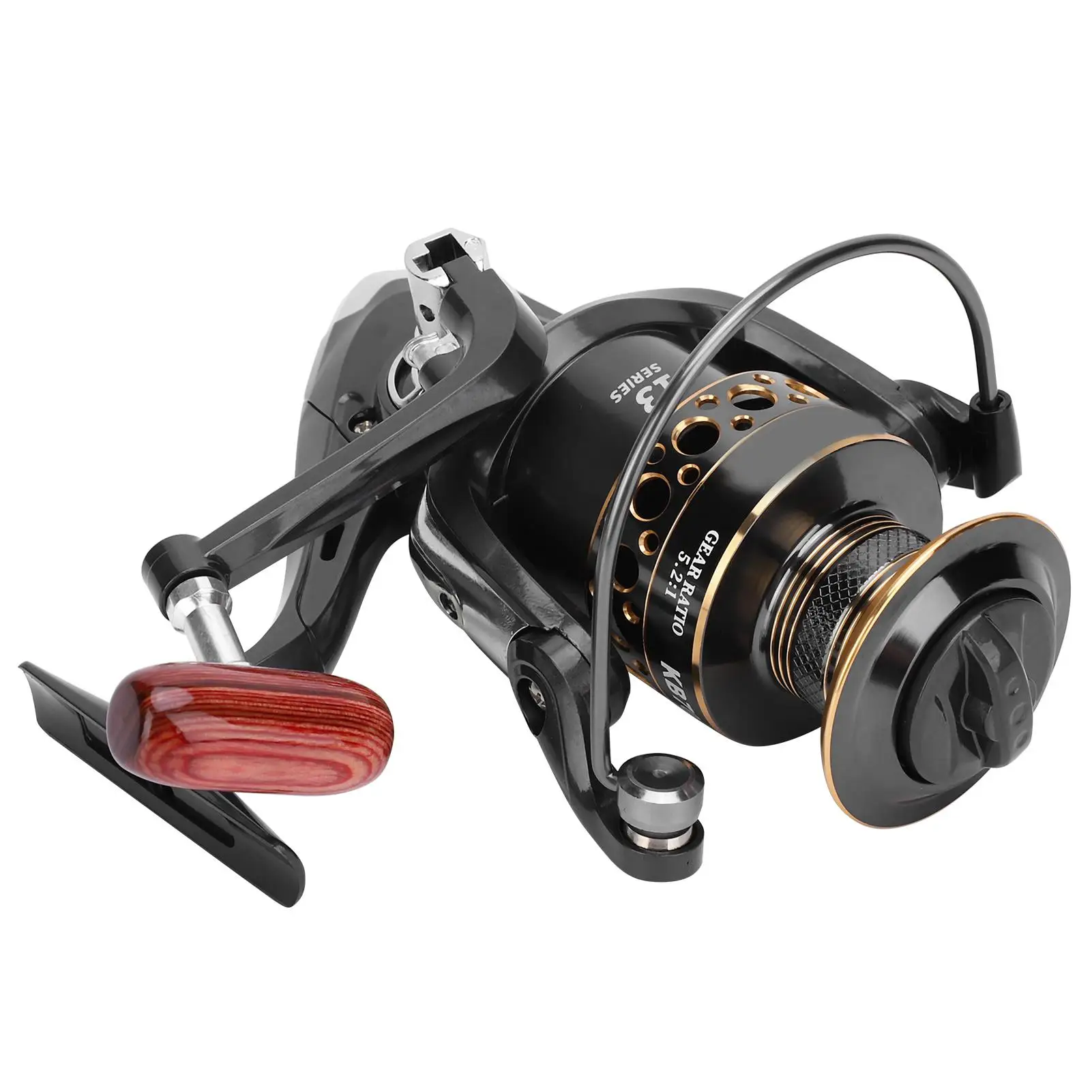 

KB7000 Spinning Fishing Reel - 10+1BB, 5.2:1 Gear Ratio, Metal Wheel for High-Speed Sea & Carp Fishing