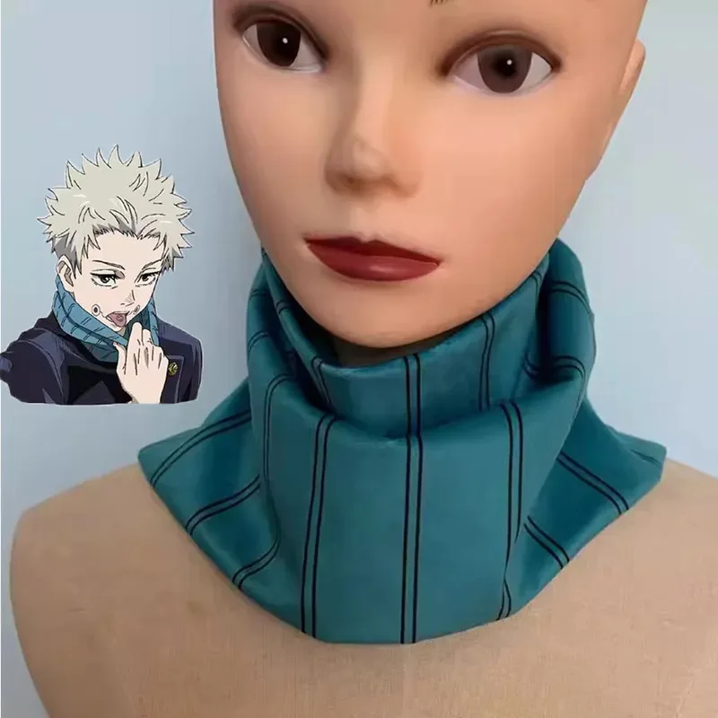 

Anime Inumaki Toge Cosplay Costume Scarf Blue School Tokyo Jujutsu Prop Scarf Shoe Halloween cosplay costumes props Accessories