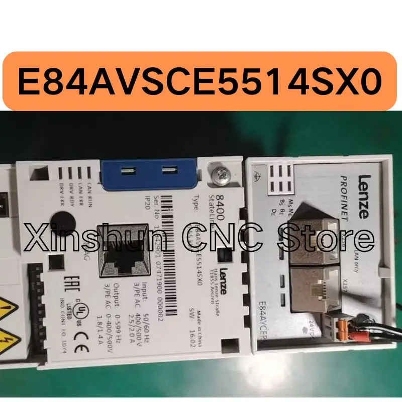 E84AVSCE5514SX0 0.55KW 400V 8400 series inverter tested OK, quickly shipped second-hand