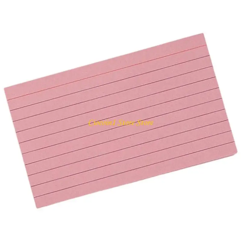 A3PC 50 Sheets Notecards 3x5Inch Colorful Indexcard Wide Lined Study Card Note Card Ruled Vocabulary Card for Office School