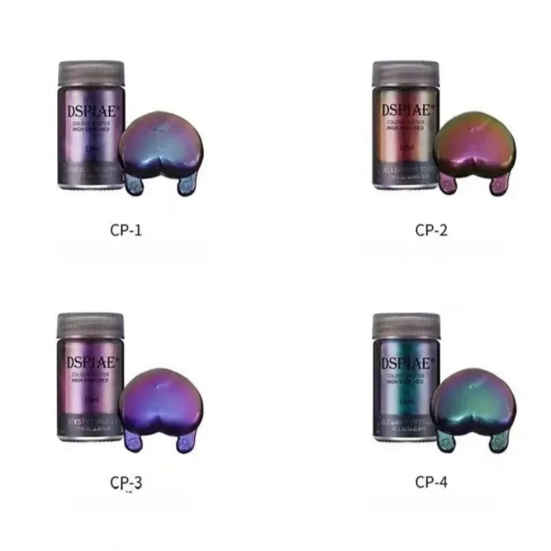 Chameleon Series Metal Glitter Nitro Oil Based Paint Handmade DIY Mechanical Armor Car Model Transformation Painting Pigments