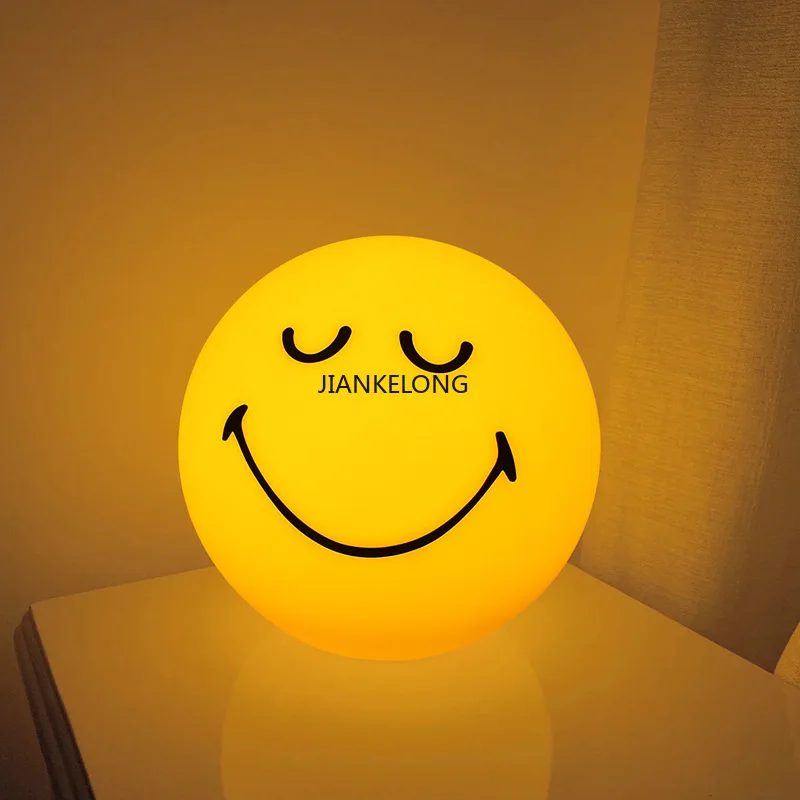 2026 Squint/Wink Sphere Lamp Atmosphere Smile Light Dimmable USB Rechargeable Or USB Plug-in Smiling Night Light For Home Decora