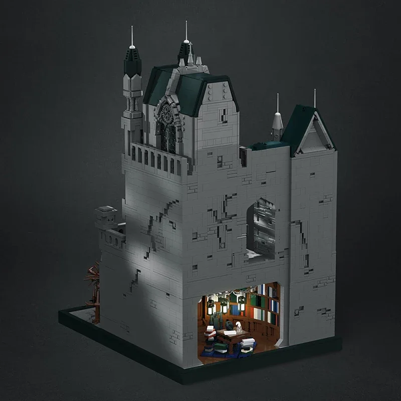 BuildMoc Dark Castle Bloodborne The Streets Of Yharnam Building Blocks Set Retro Palace Toys Children Birthday Christmas Gifts