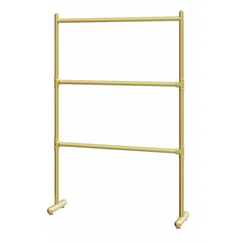 Clothing Display Durable Iron Pipe Spray Paint Metal Hangers Robust Detachable Hangers for Shopping Malls
