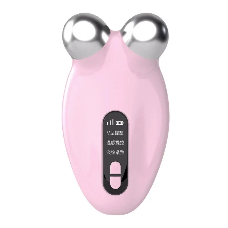 V-Face Massager Roller EMS Microcurrent Face Lifting Machine massaggiatore a rulli per il viso ringiovanimento della pelle dispositivo di bellezza antirughe