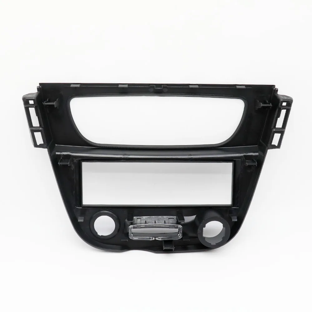1 Din Car Radio Fascia Frame For Renault Megane 2008-2015 Fluence 2009-2016 Dashboard Trim Installation Kit Black