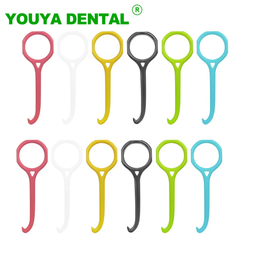 100pcs Aligner Removal Tool Orthodontic Aligner Remover Invisible Invisible Removable Braces Extractor Dental Retainer Hook Hot