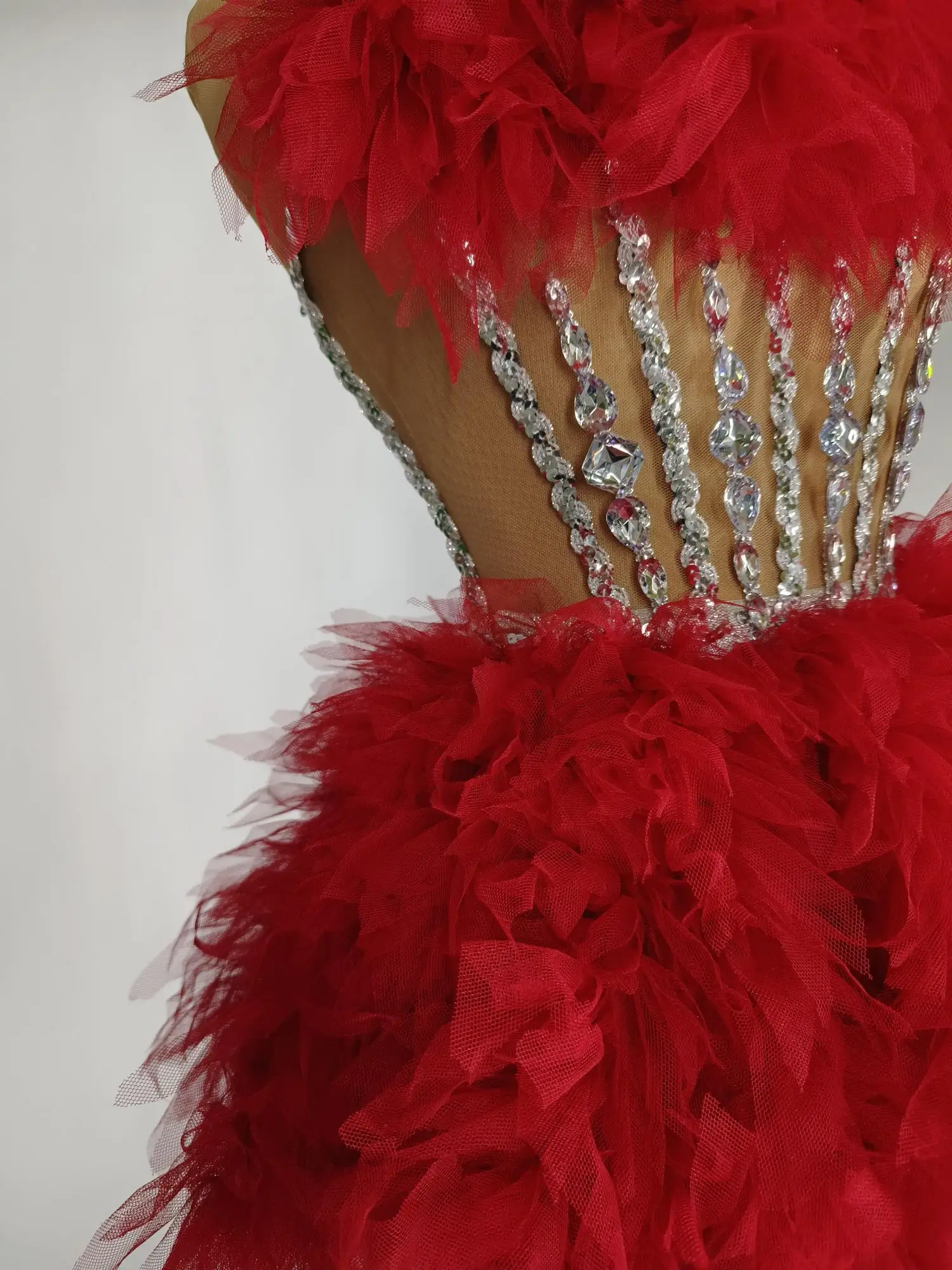 2024 Women\'s Elegant Party Dress Birthday Dresses Luxury Sexy Stage Shining Rhinestone Nightclub Party Dance Carnival Mini Dress