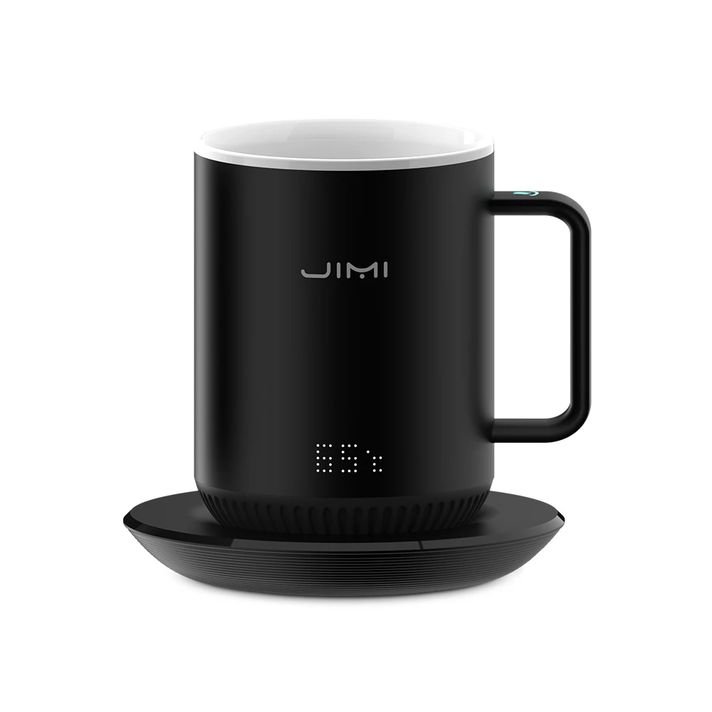 

Vsitoo S3 Temperature Control Smart Black Mug 4-hr Battery Life, 10 Oz App Controlled Heated Coffee Mug