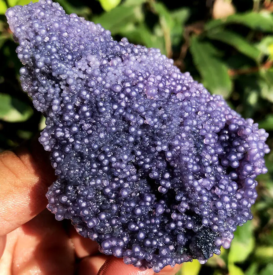 Natural Grape Agate Crystal Quartz Mineral Specimen Reiki Healing