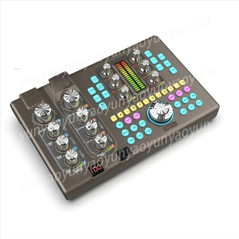 

B29C-SK80 Bluetooth Five Channel Stereo Sound Card with Singing Function for Outdoor Live Broadcast