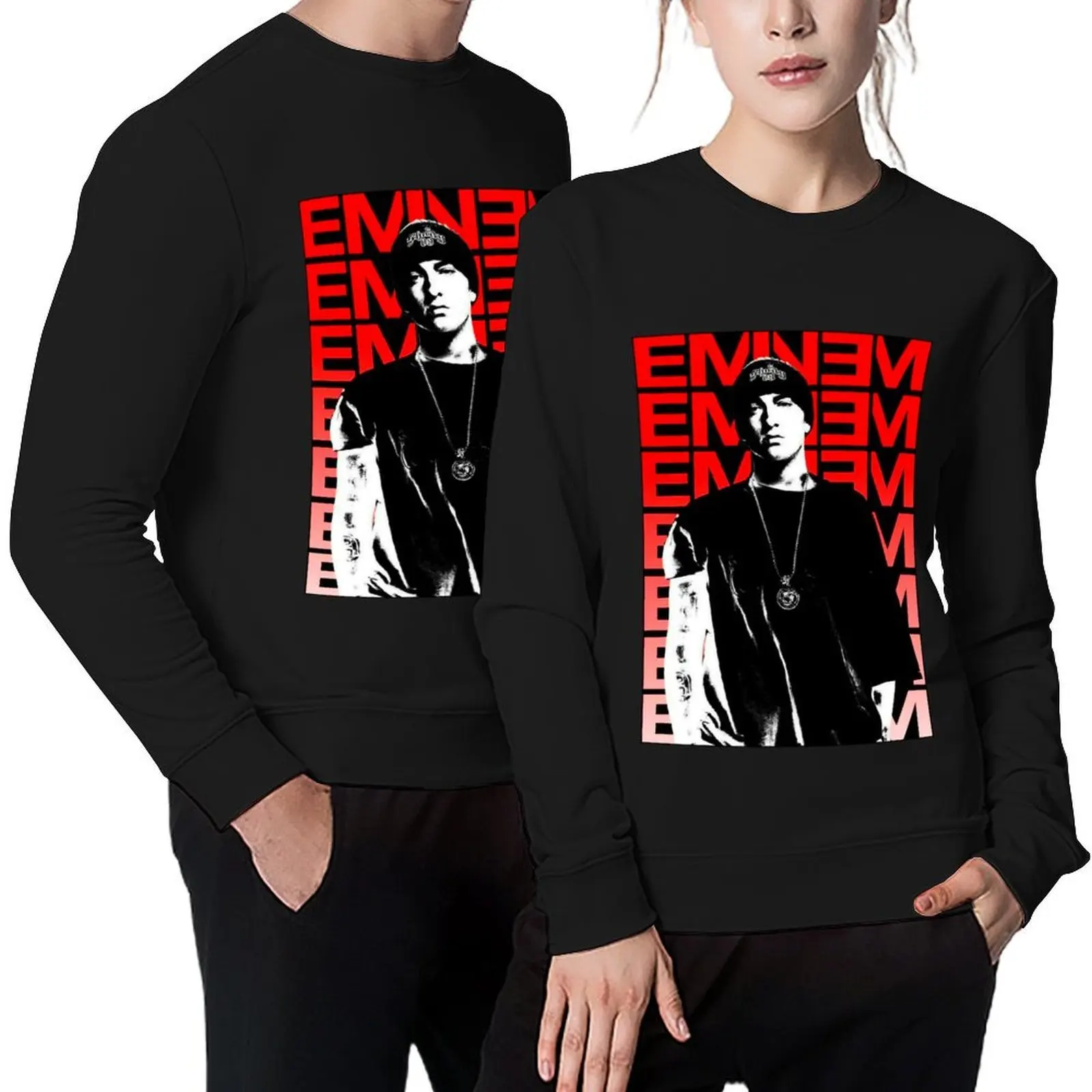 Shady Eminem البلوز الملابس للرجال الملابس الكورية الرجال قميص العرق مجموعة الرجال قميص العرق الشتاء رجل البلوز