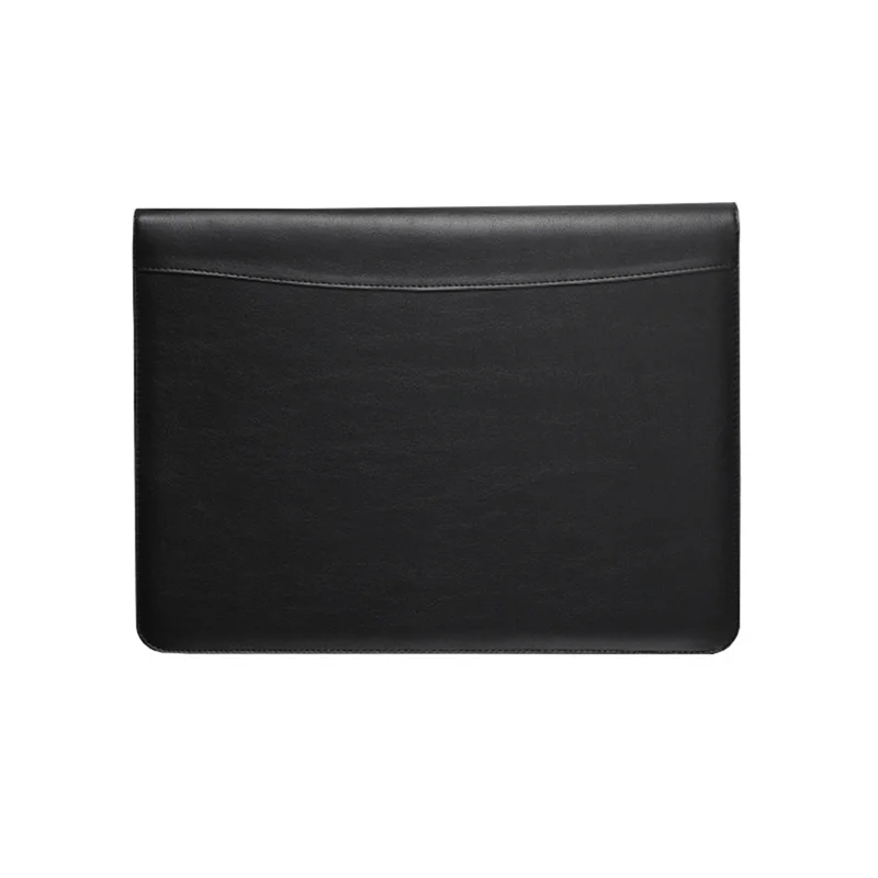 J1UL1N Draagbare zakelijke Padfolio Portfolio Case Contractbestandsmap A4 Conferentiemap PU lederen portfoliomap