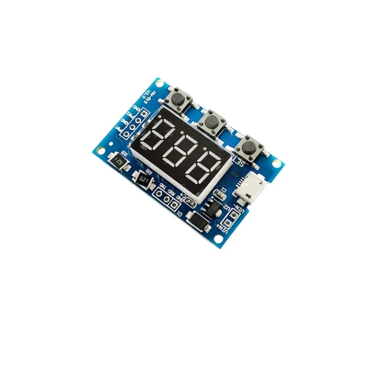 DC 5-30V Micro USB 5V Power Independent PWM Signal Generator 2 Channel Dual Way Digital LED Duty Cycle Pulse Frequency Board