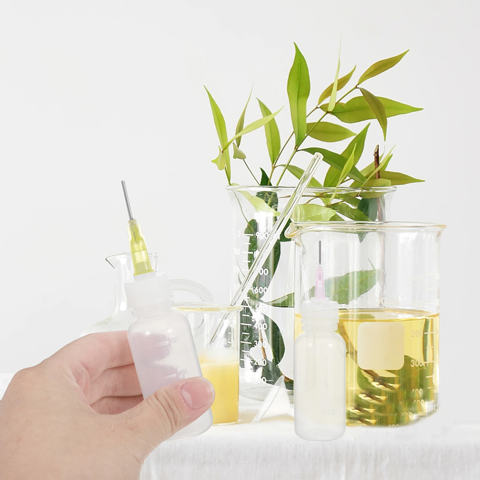 

10 Pcs Needle Tip Dispensing Glue Bottle Squeeze Bottles Empty Craft Applicator Plastic Fine with Dropper