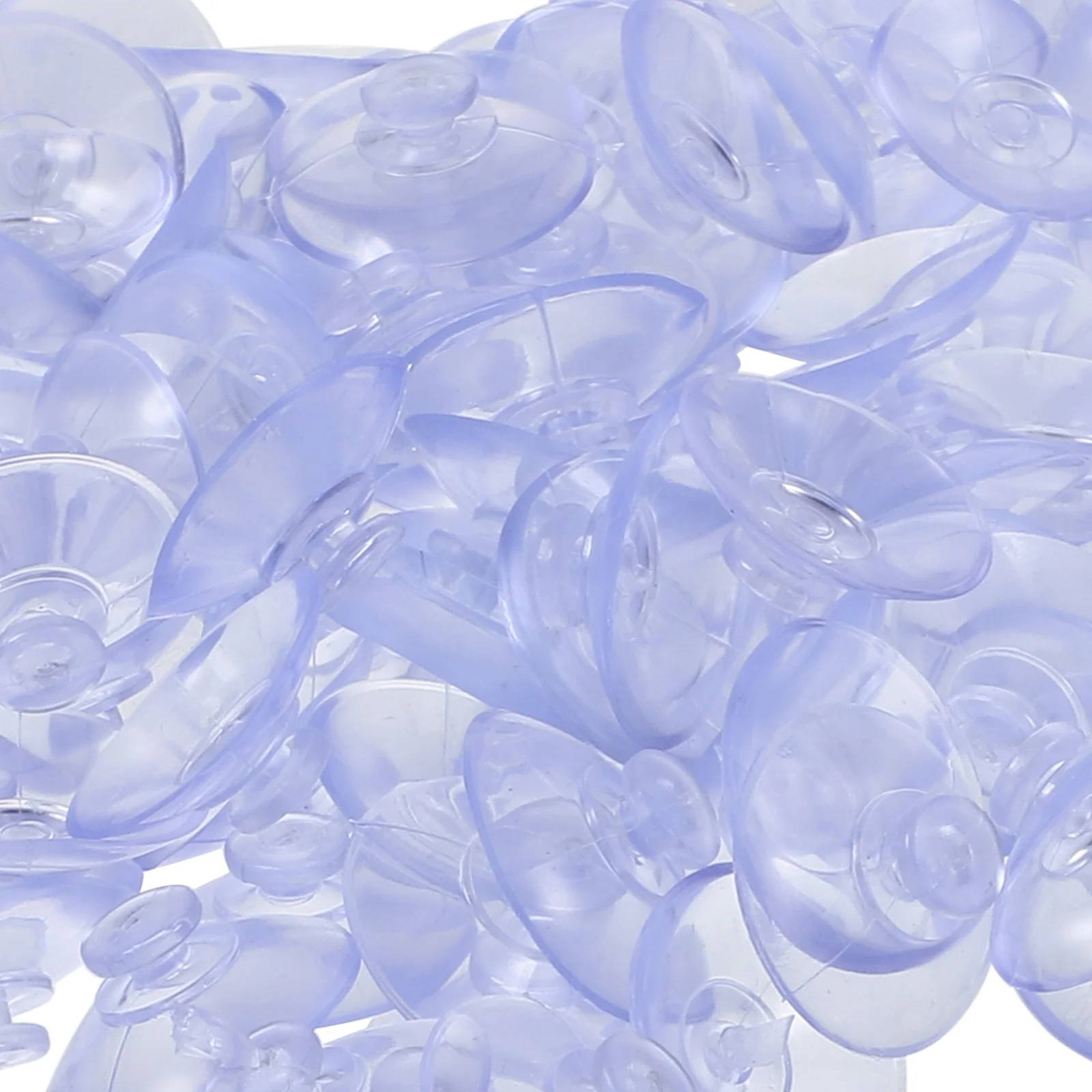 

100pcs Glass Table Suction Hooks Mini Suction Cup Hanger Reusable Sucker Pads For Bathroom Window Mirror Smooth Surfaces