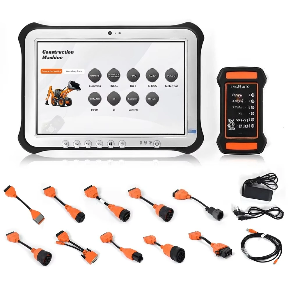Y009 Pk Xtuner T1 Excavator Van  Diagnosis Scanner Tool Heavy Duty Truck DPF OBD2 Scanner Tool view 2