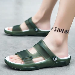 Men's New Style Outdoor Sandals Beach Flip-flops Breathable Slippers Comfortable Male Casual Shoes 2023