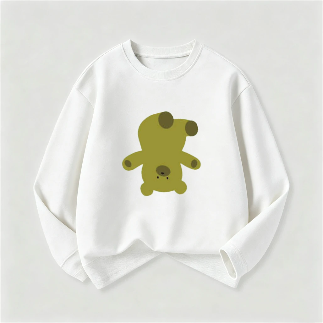 Fashion Casual Clothing For Boys And Girls New Design Printed Tshirt Solid Color All-match Base Shirt Cotton Long-sleeved Tops