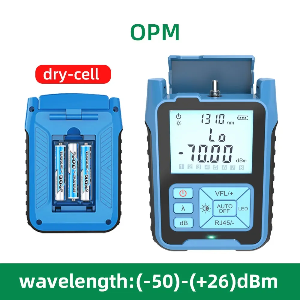 Misuratore di potenza ottico SAIVXIAN-50 ~ + 26dBm 4 in 1 localizzatore di guasti visivo multifunzione Tester per cavi di rete in fibra 1-50MW