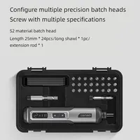 Deli 3-Speed Large Torque Cordless Electric Screwdriver 2000mAh Battery Drill 4V Power Tools Set Maintenance Original Product