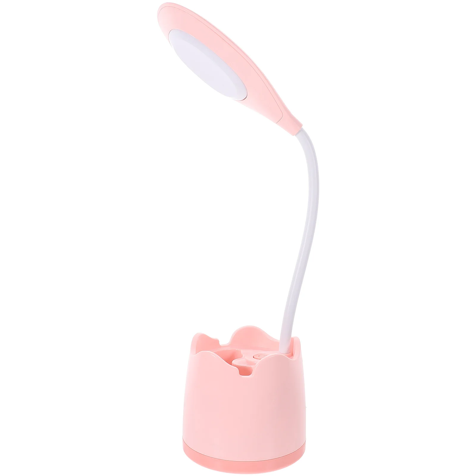 

1 Piece Pink Rechargeable USB Desk With Storage Aesthetic Desk Lamps Study Bedroom Small Led Lamp Table Lamp Small