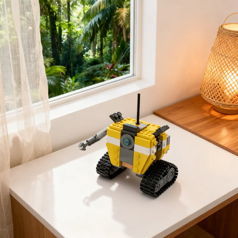 

105pcs MOC CL4P TP Borderlands 2 Brickheadz Model Building Blocks Construction Christmas Gifts Toy Creative DIY Idea Education