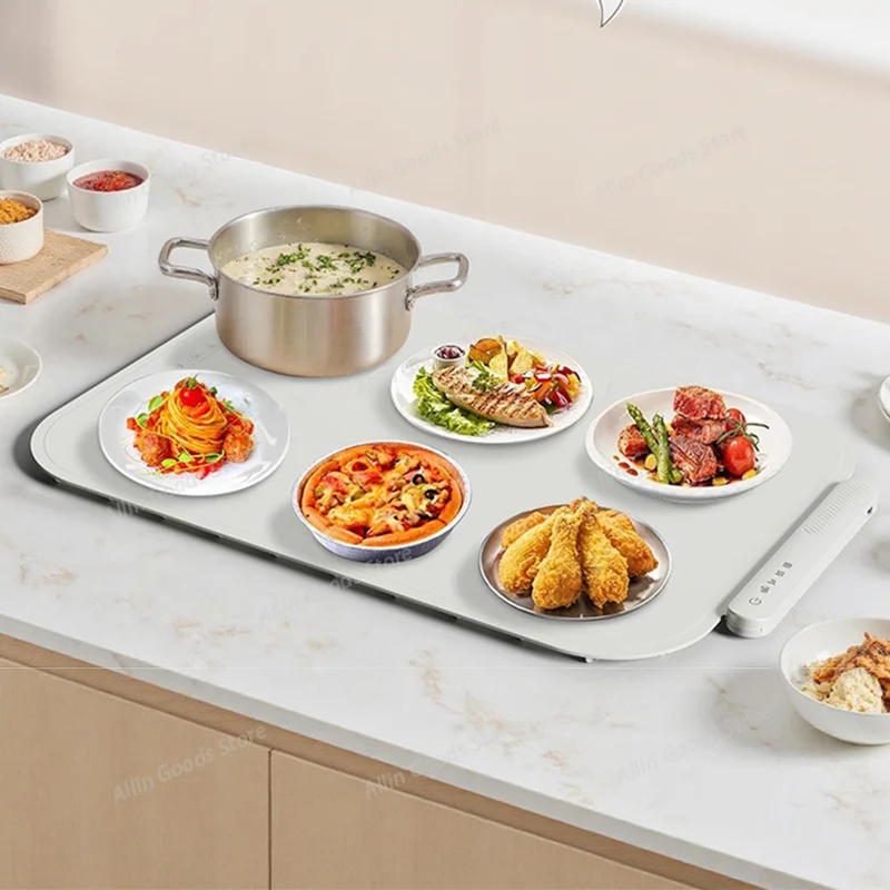 Silicone Mats Dining Table Heating Plate Multifunctional Folding Warm Vegetable Board Modern Restaurant Portable Non-slip Pads