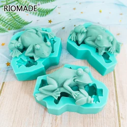 Creative Frog Silicone Mold Baking Chocolate Dessert Sugar Crafts Fondant Cake Decorating Tools DIY Handmade Gypsum Resin Mould
