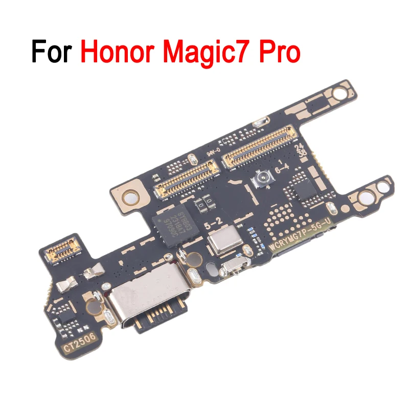 لوحة منفذ شحن OEM لهاتف Honor Magic 7 / Magic7 Pro، قاعدة شحن USB مع جزء استبدال مقبس حامل بطاقة SIM