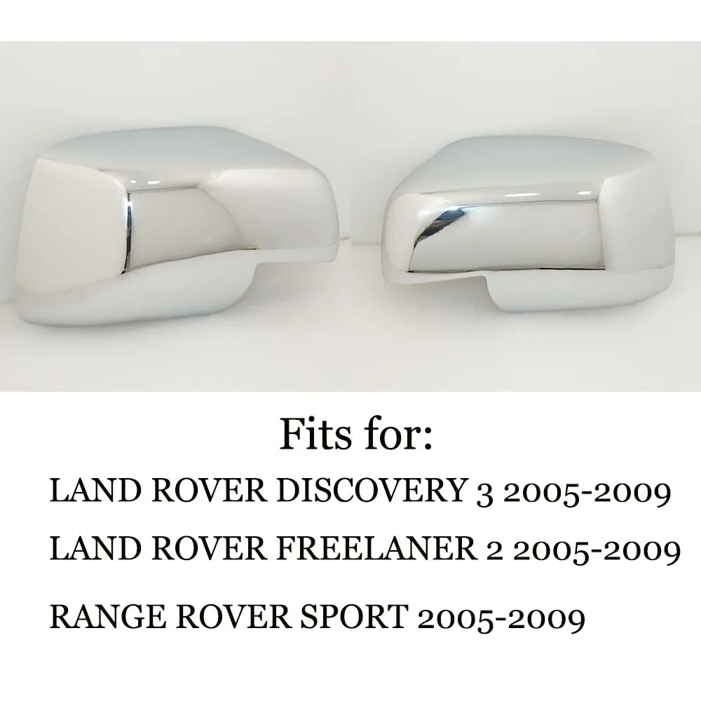 chrome wing mirror cover for Range Rover Sport Land Rover Discovery 3 Freelander 2 2005-2009