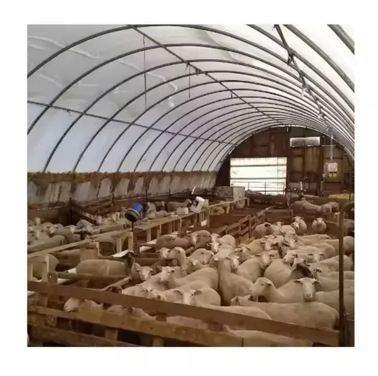

Customized greenhouseBreeding Film Greenhouse Skeleton Steel Pipe Cattle Tent Livestock Shelter Cow/sheep/goat Tent Animal Polyt