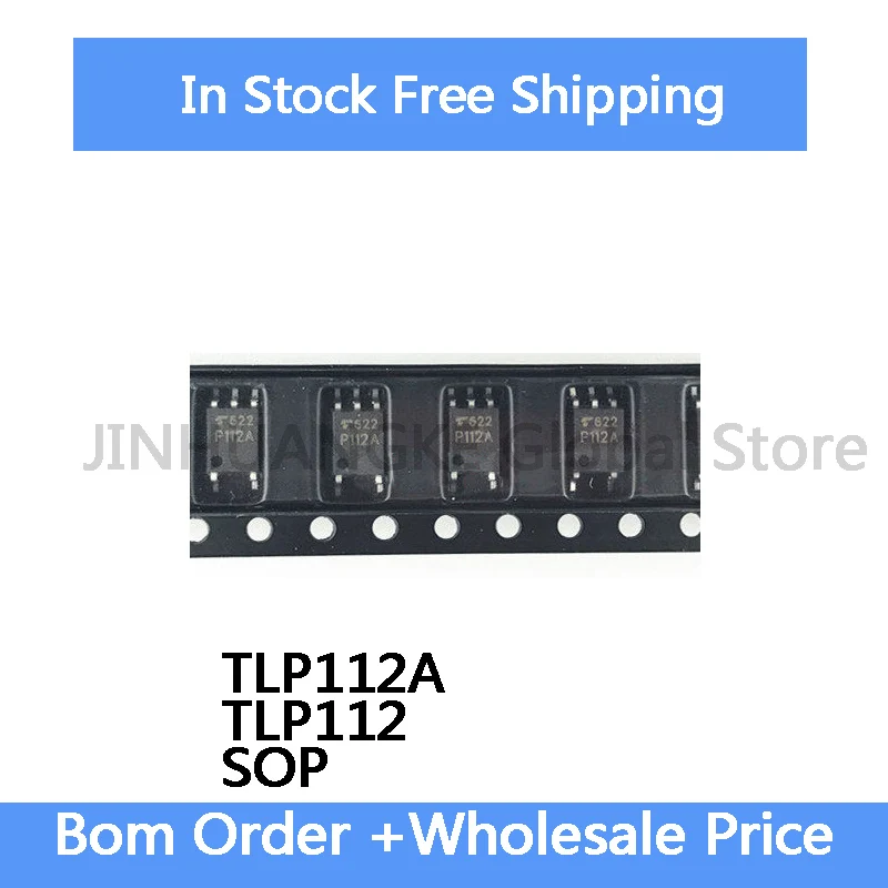 10Pcs TLP112A P112A P112 TLP112 SOP Optocoupler Isolator IC Wholesale in Stock
