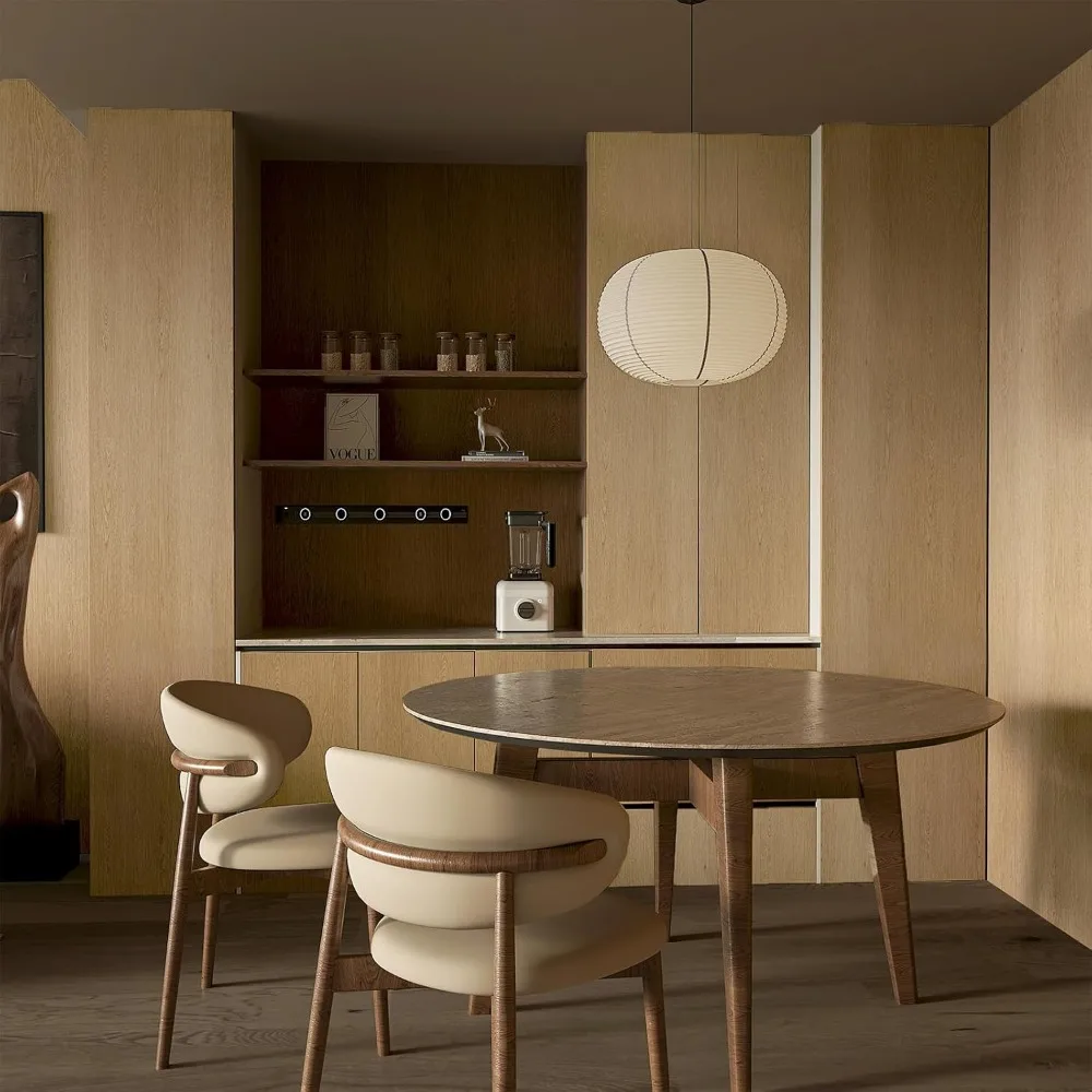 ورق اتصال خشبي قابل للتقشير واللصق باللون البني الفاتح مقاس 48 × 196 للجدران والفصول الدراسية وغرفة النوم - ورق جدران ذو مظهر خشبي واسع #6