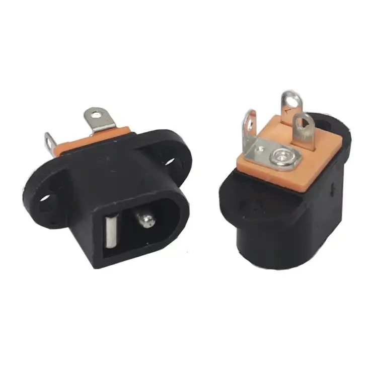 【20-5PCS】DC-016 Female Jack DC Power Connector With Ear  3Pin DIP Needle DIY Electronic Charging Socket Plug Adapter