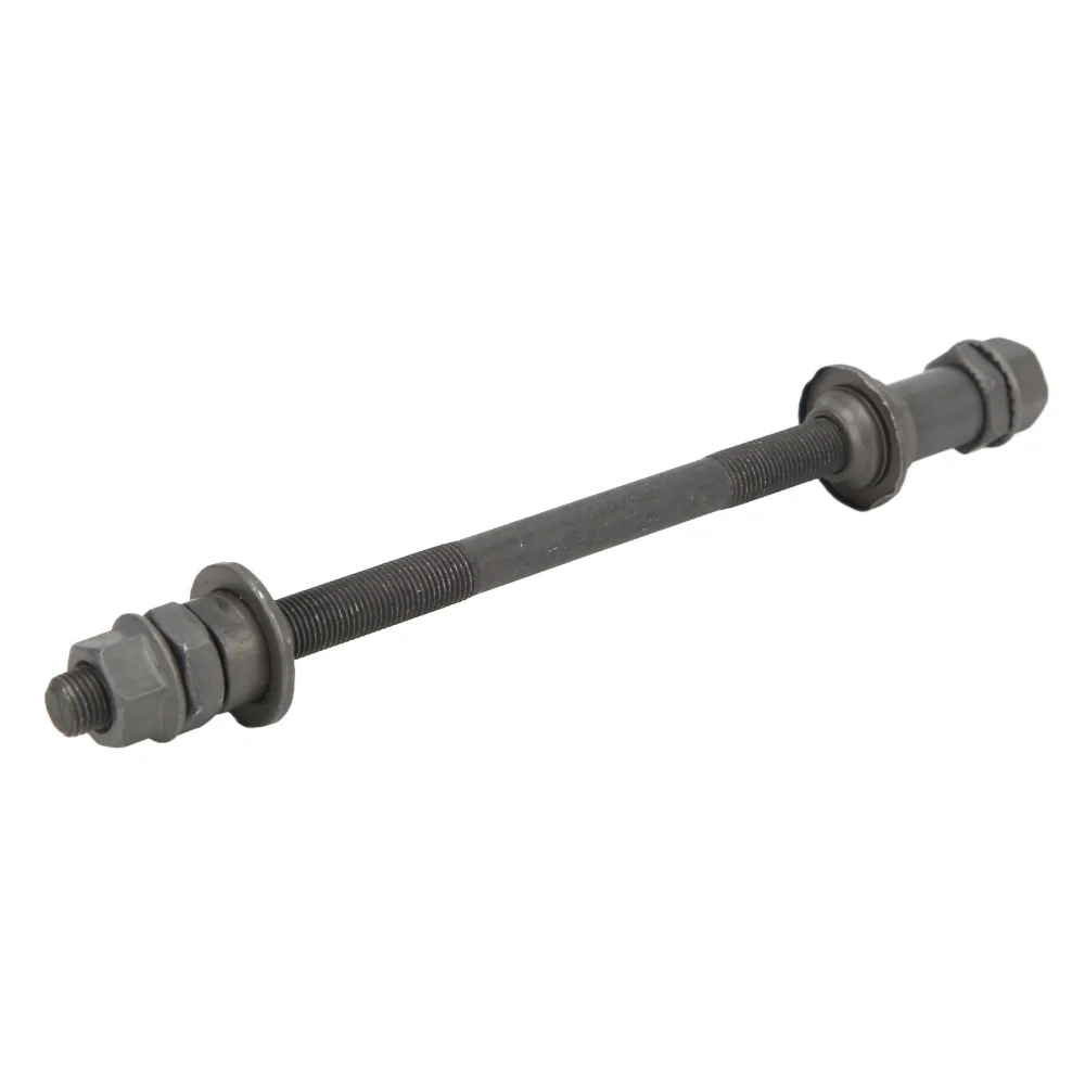 190mm Length Mountain Bicycle Hub Axle Rear Axle 3/8 Inch Diameter Quick Release Hub Multiple Speed Bike Rear Hollow Axle