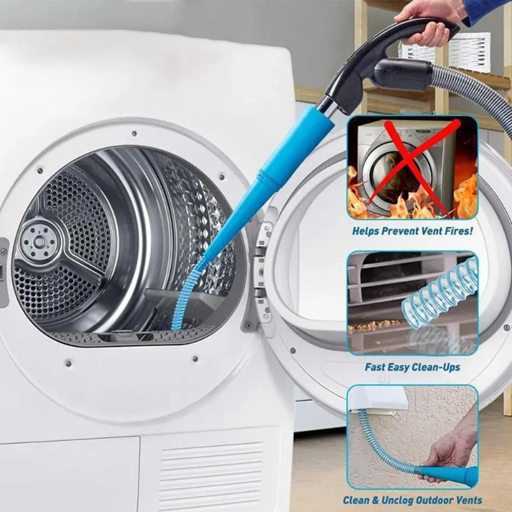 

Effective Long Home Office Tool Cleaner Attachment Dryer Vent Extension Tube Lint Trap Lint Hose Dust Cleaner Pipe