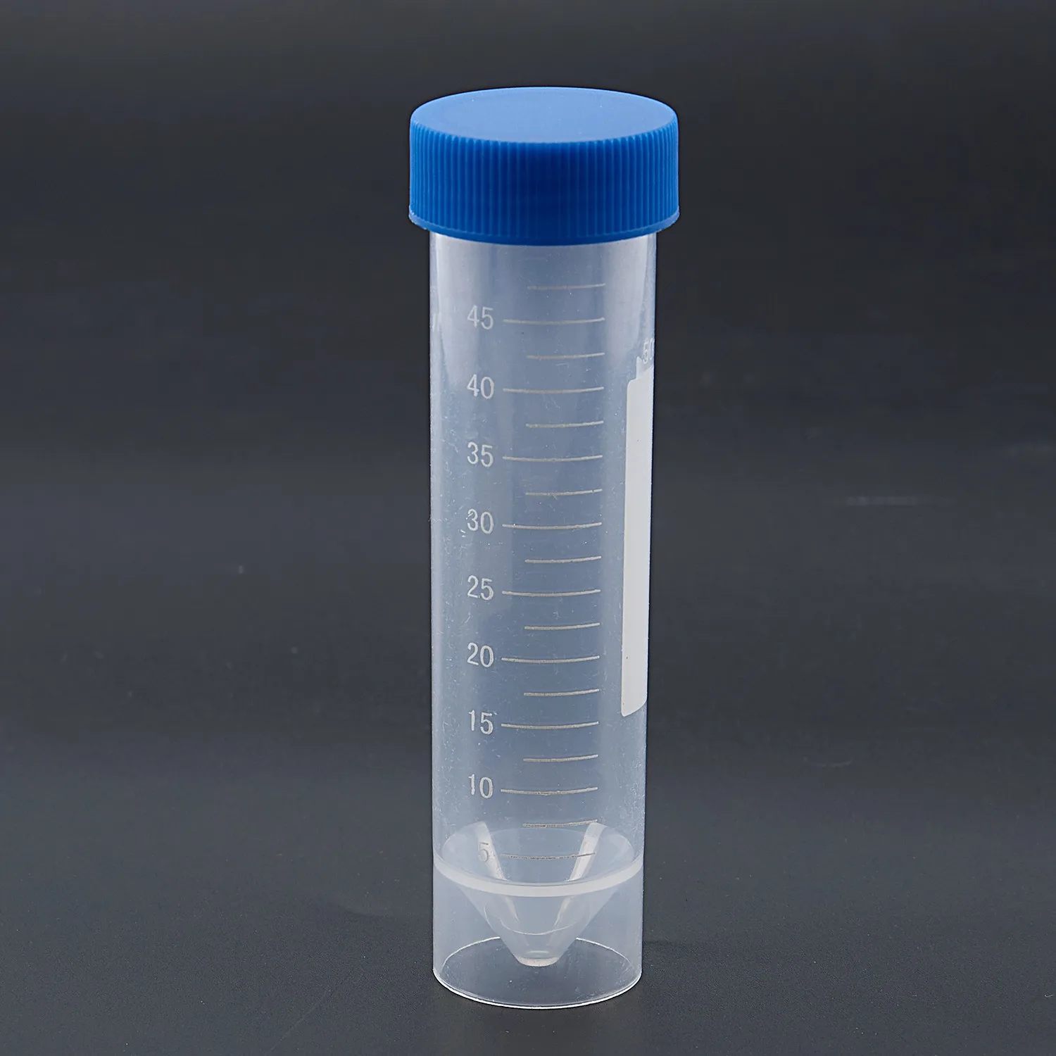 5 Stuks 50Ml Plastic Transparante Centrifugebuis Met Schaal Plastic Reageerbuis Vrijstaand Met Schroefdop