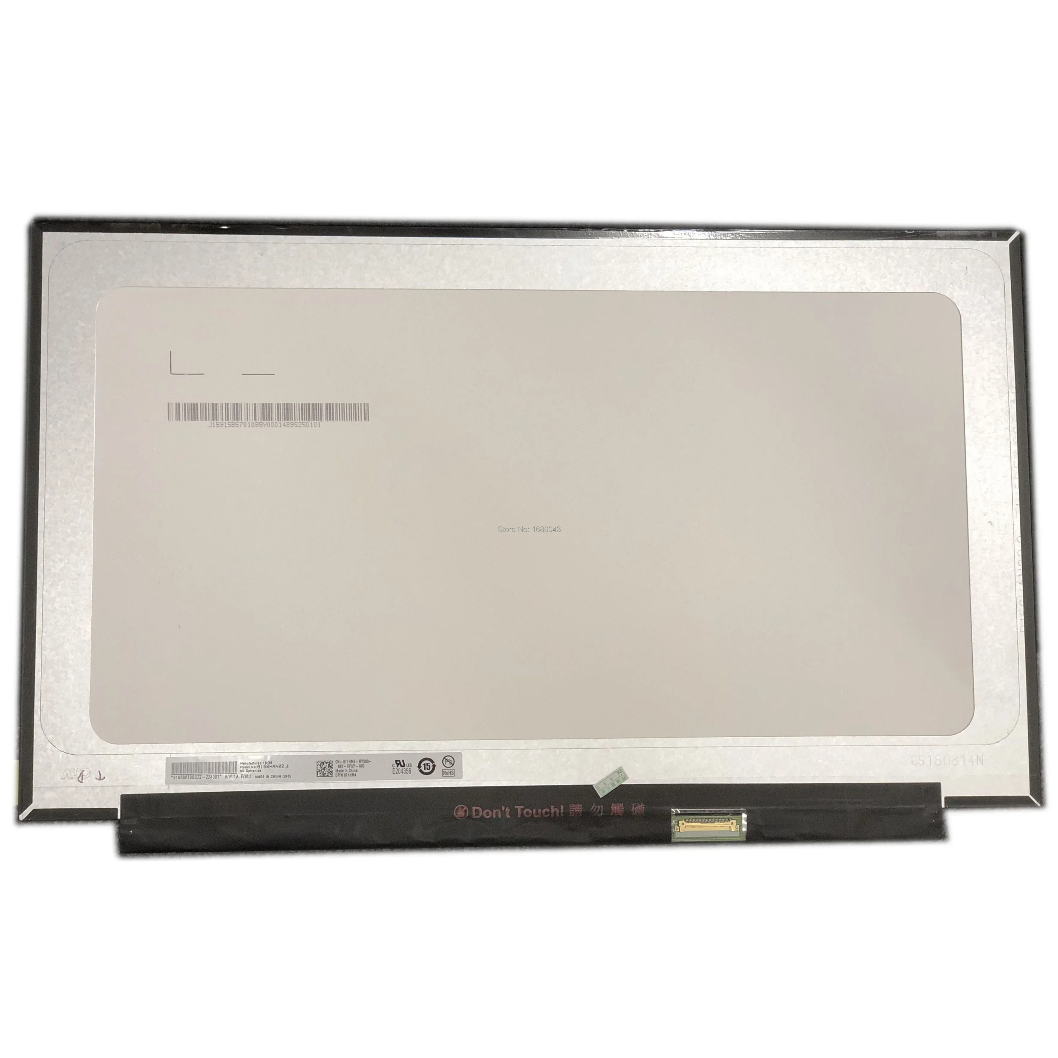 

B156HAN02.4 fit B156HAN02.2 B156HAN02.1 NV156FHM-N48 EDP 30 PIN Laptop LCD SCREEN PANEL with NO screw holes