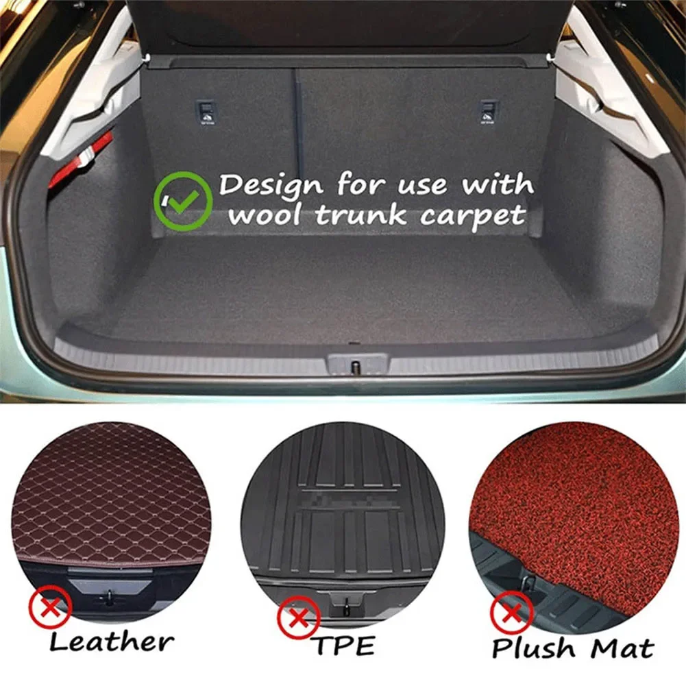 Set Of 3 Car Trunk Organizers For Maximum Space Efficiency Strong Grip On Wool Carpets No Installation Tools Needed