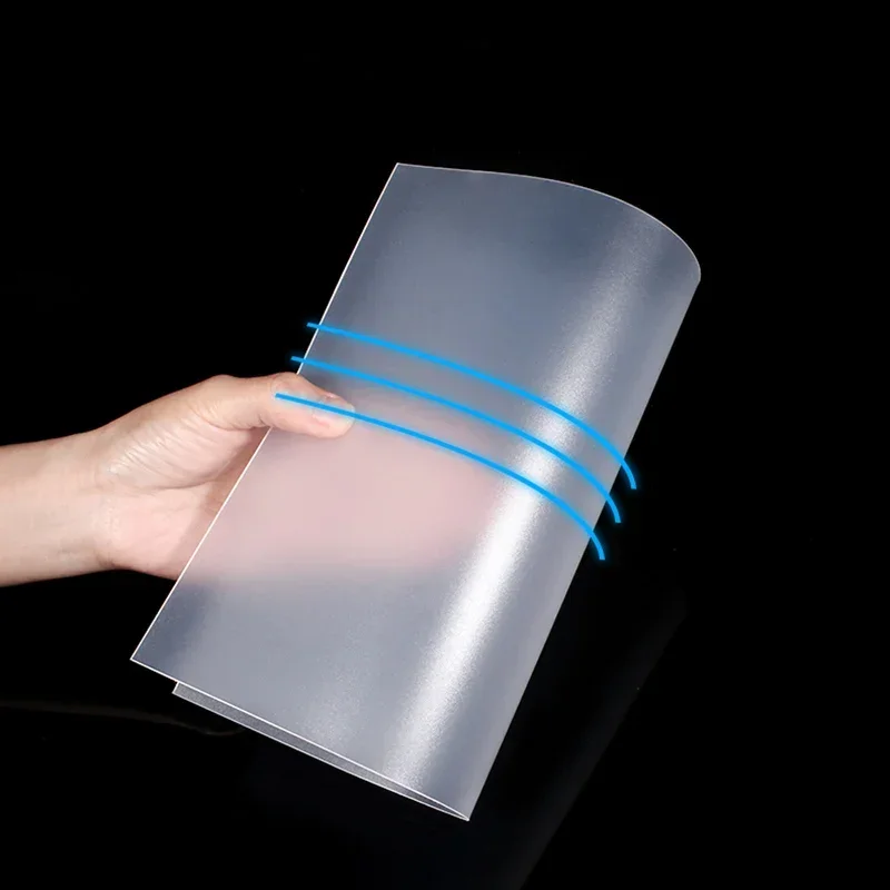 210x297mm Frosted Translucent PP Plastic Sheet Thickness 0.3/0.4/0.5/0.6/0.8/1.0/1.2/1.5/2.0mm