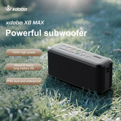 Imagen 2 del producto XDOBO X8 Max 100W Super Power Altavoz inalámbrico compatible con Bluetooth TWS Subwoofer Power Bank Función Soporte USB/TF/AUX